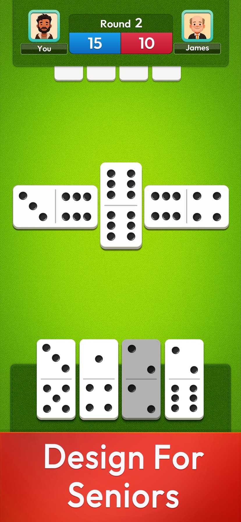 Arcadia Dominoes for Seniors screenshot 1 - screenshot
