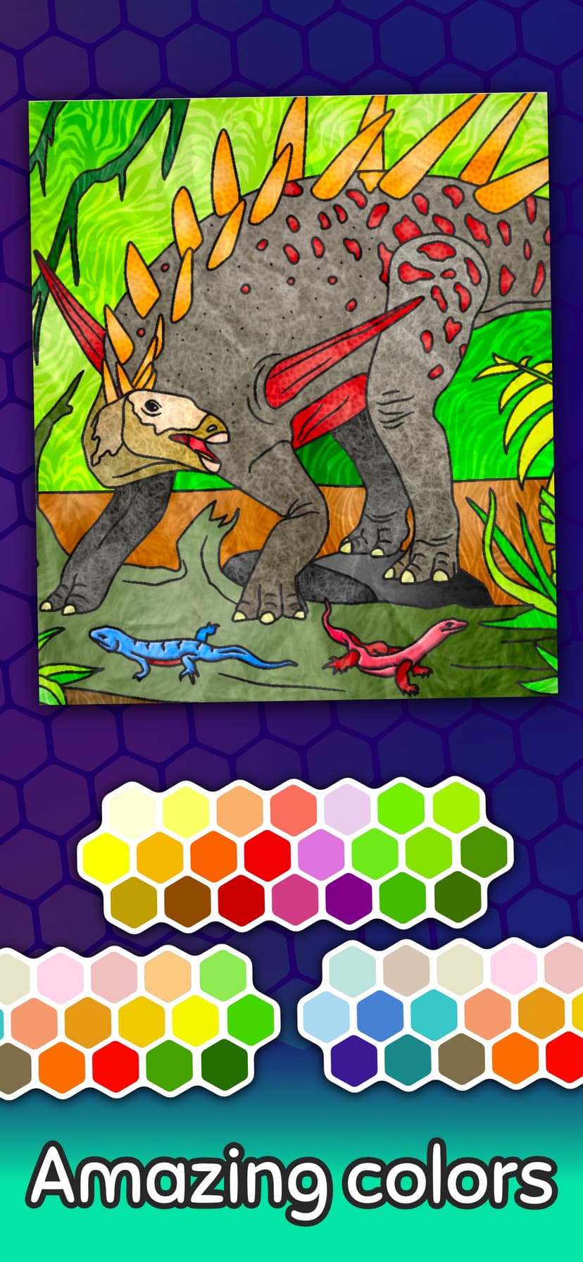 Dino coloring pages book screenshot 2 - screenshot