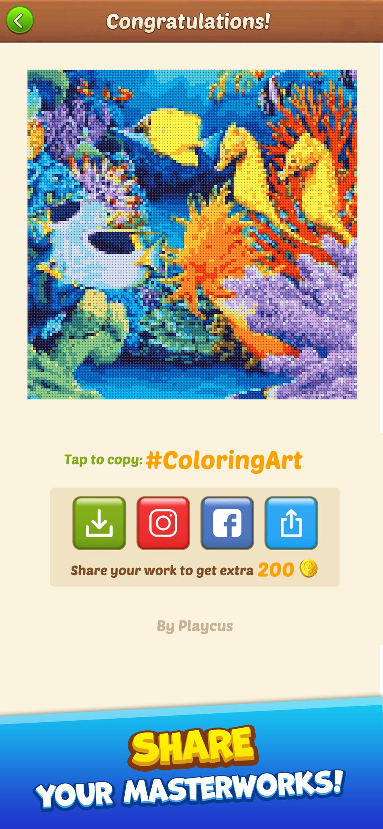 Cross Stitch: Coloring Art screenshot 5 - screenshot