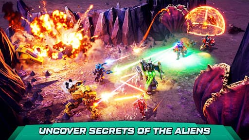 Mech vs Aliens: War Robots RPG screenshot 7 - screenshot