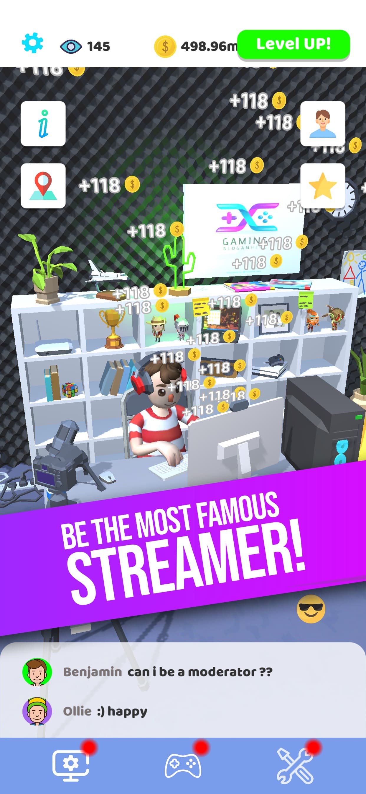 Idle Streamer! screenshot 1 - screenshot