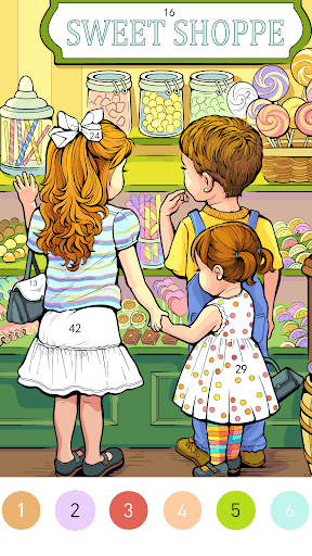 Granny Color By Number Game screenshot 4 - screenshot