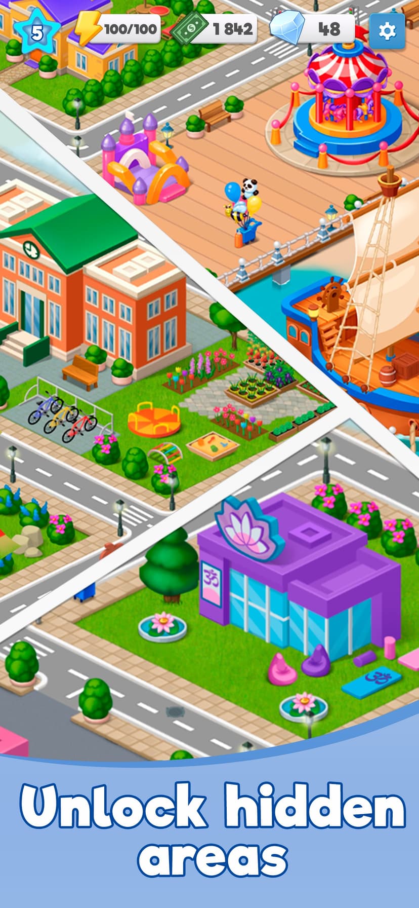 Riverside Merge - Build a City screenshot 2 - screenshot