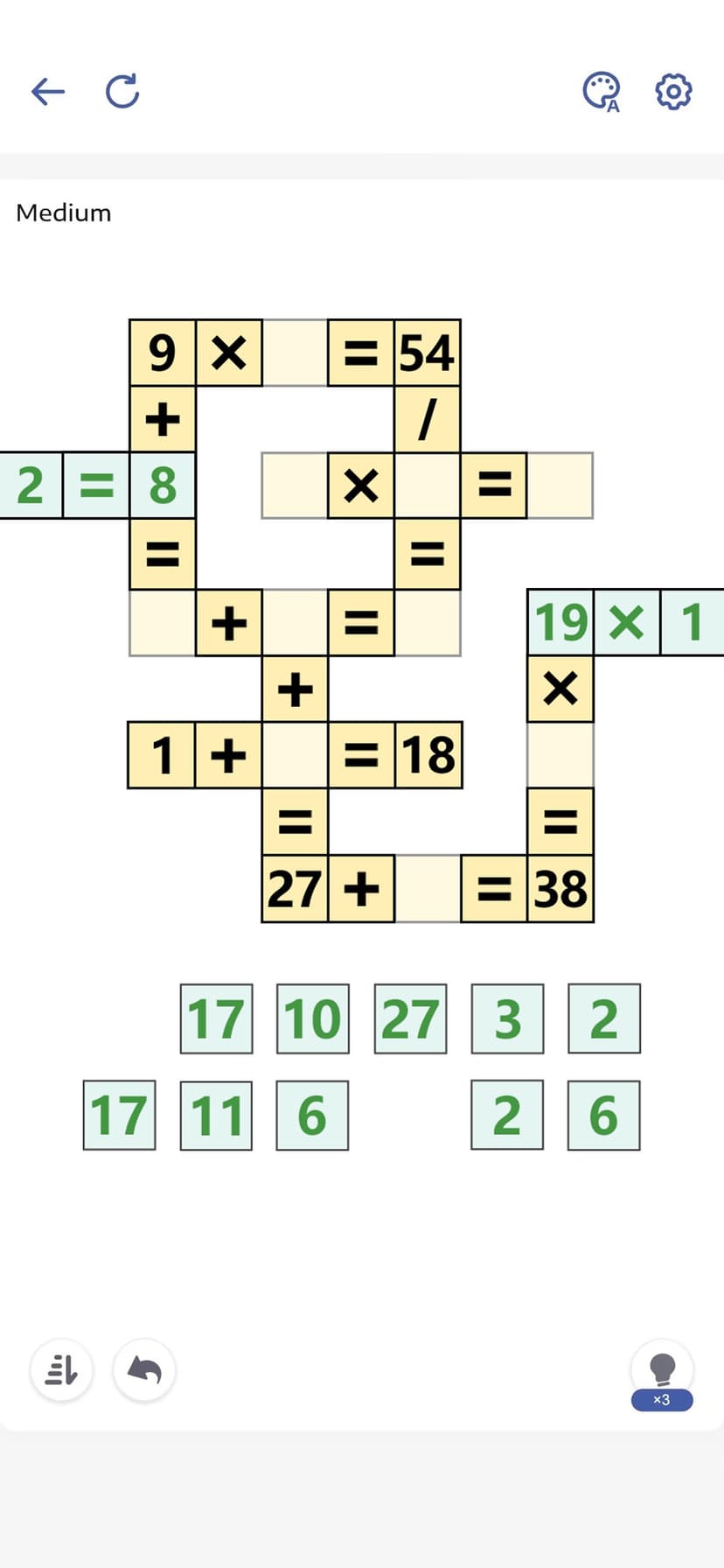 Math Puzzle Games - Crossmath® screenshot 2 - screenshot