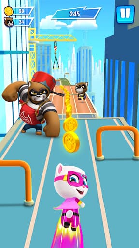 Talking Tom: Hero Dash Run screenshot 1 - screenshot