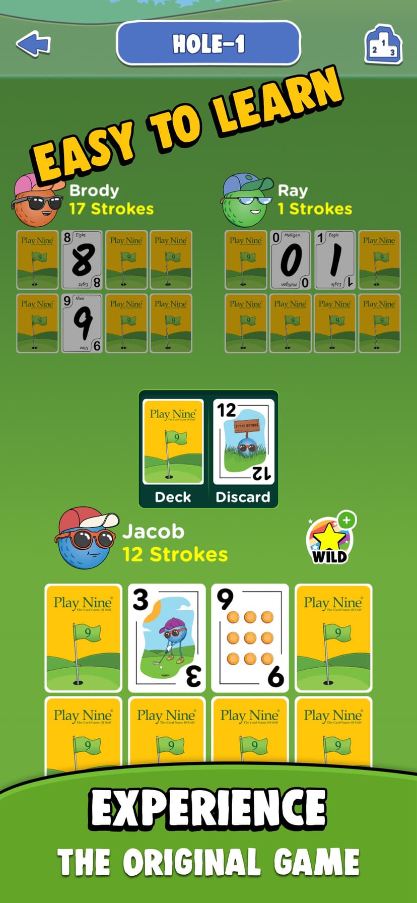 Play Nine: Golf Card Game screenshot 2 - screenshot