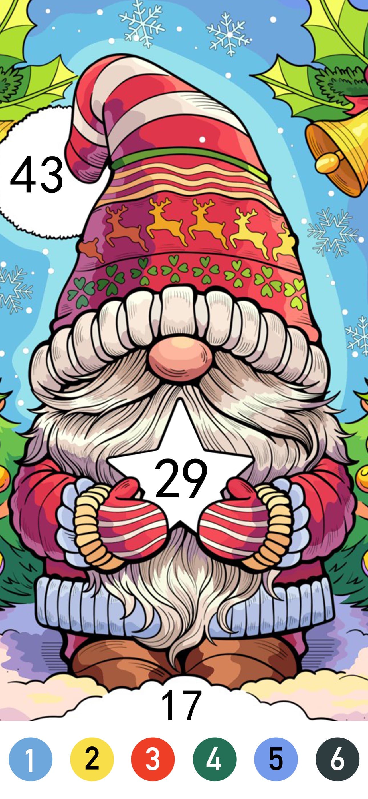 Christmas Color by Number Game screenshot 4 - screenshot
