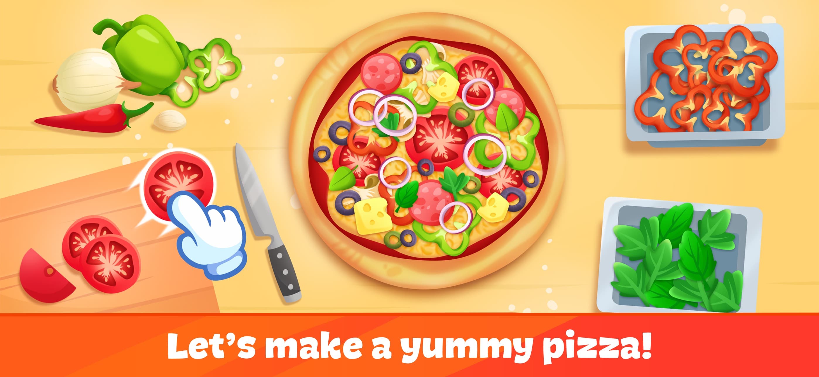 Pizza Games: Cooking for Kids screenshot 1 - screenshot