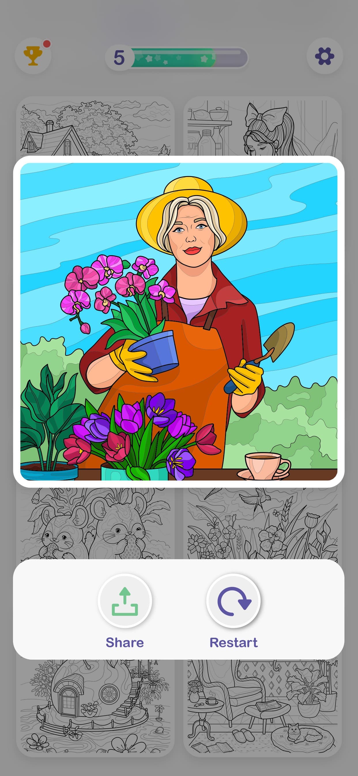 Paint by Number Oil: Hey Color screenshot 6 - screenshot