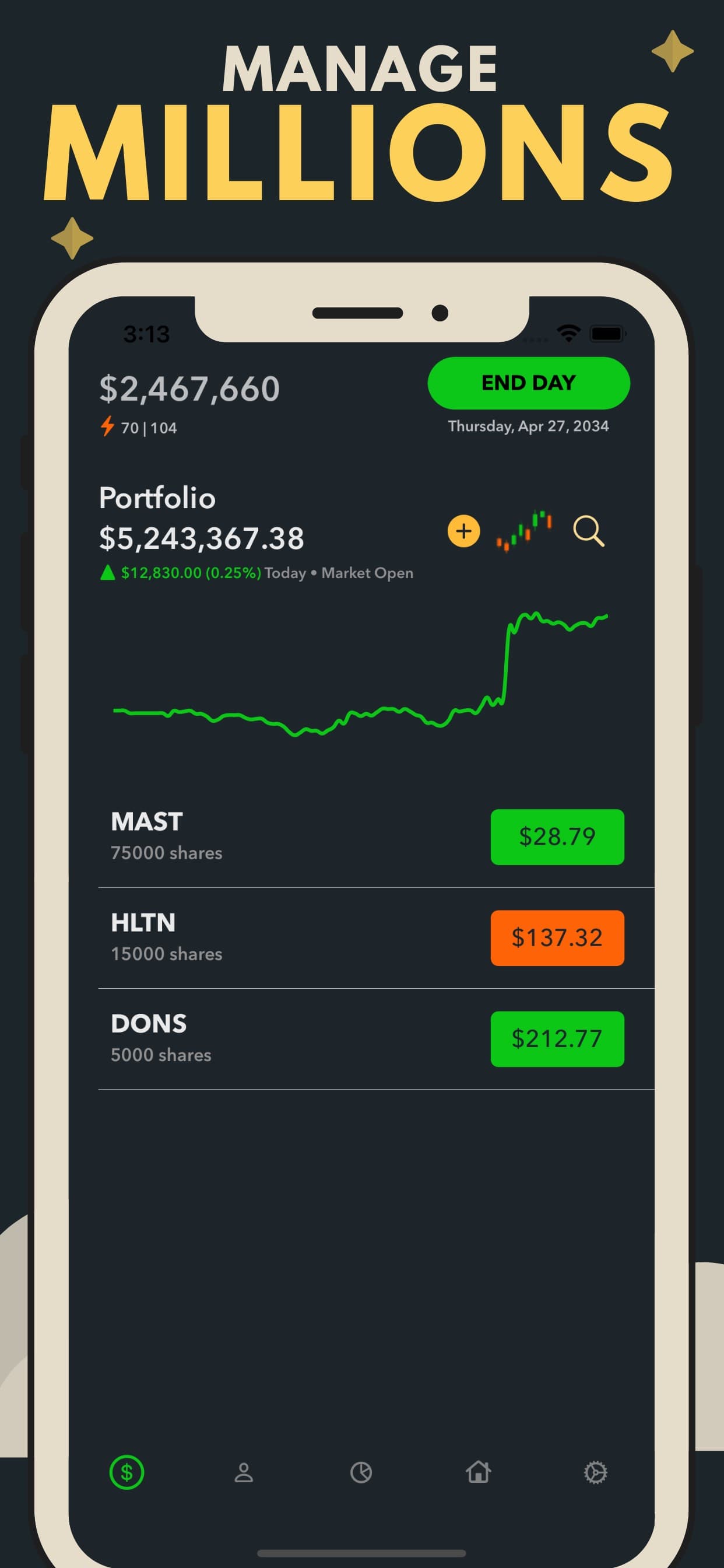Trading Game Stock Market Sim screenshot 1 - screenshot