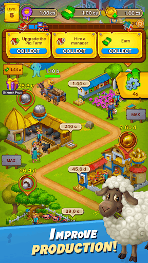 Idle Farmer: Farm Tycoon Games screenshot 5 - screenshot