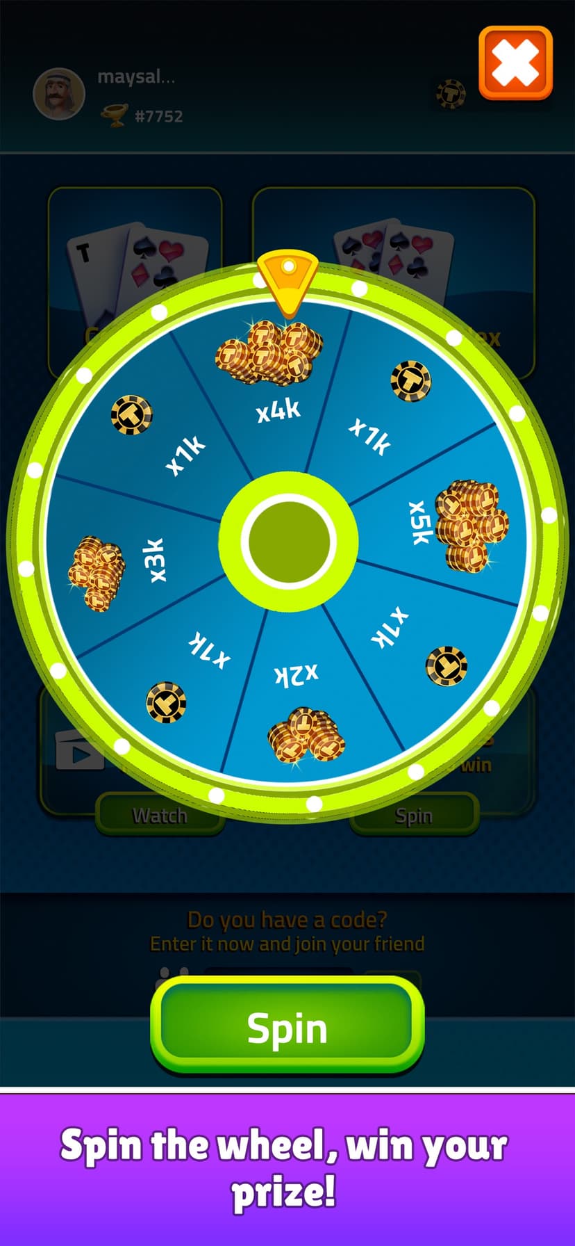 Trix Sheikh El Koba Card Game screenshot 5 - screenshot