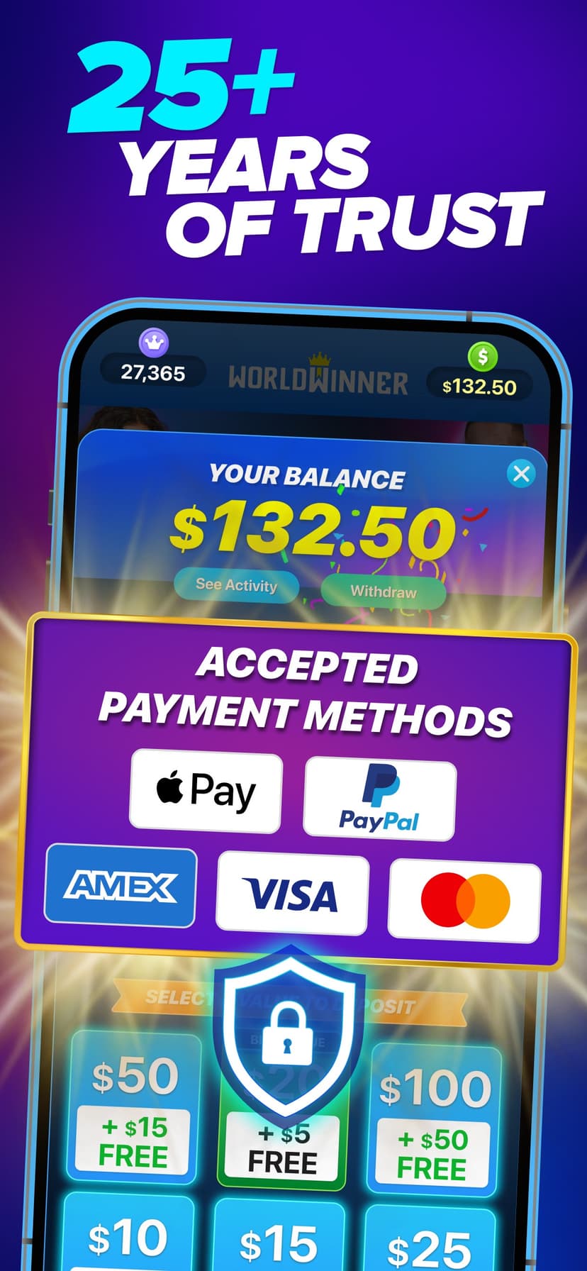 WorldWinner: Play for Cash screenshot 3 - screenshot