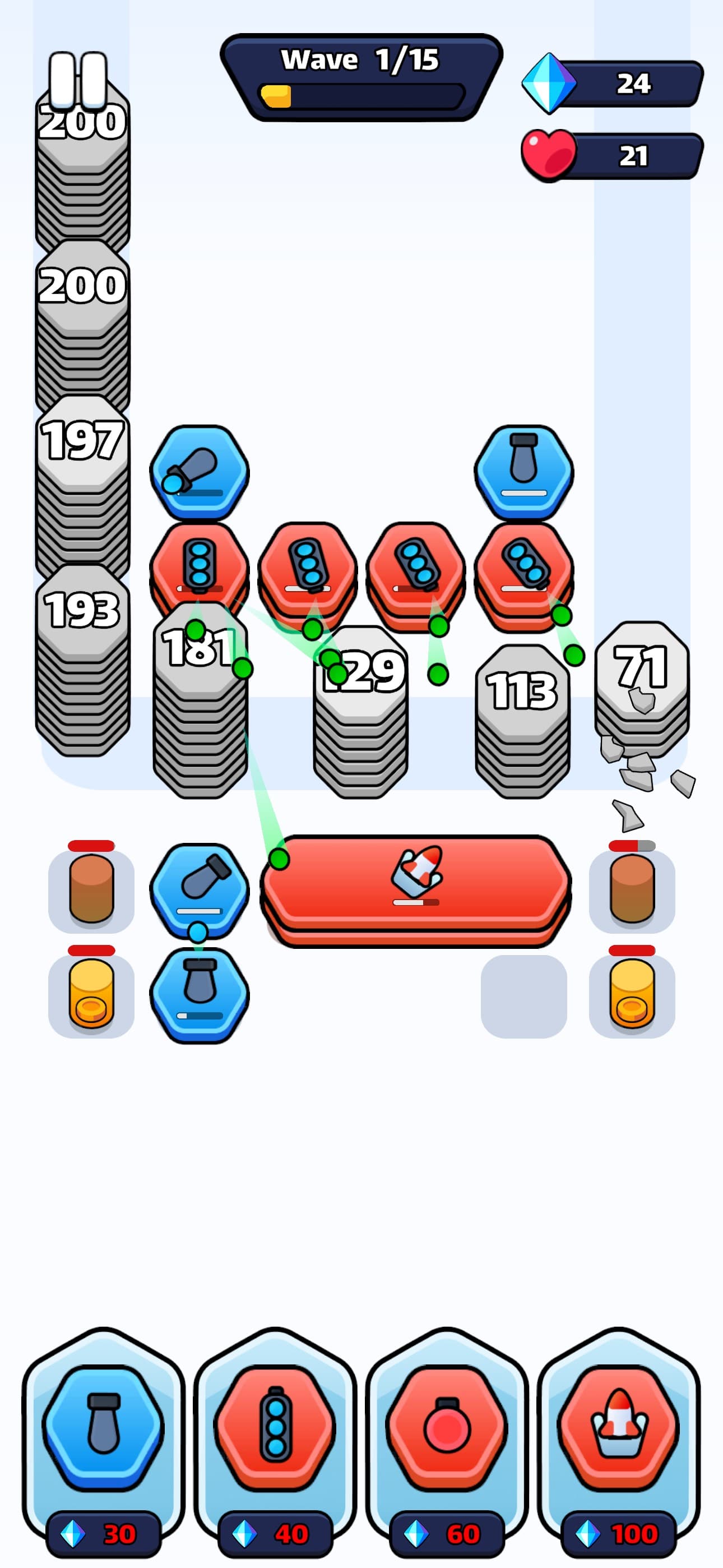 Hex Defense! screenshot 3 - screenshot