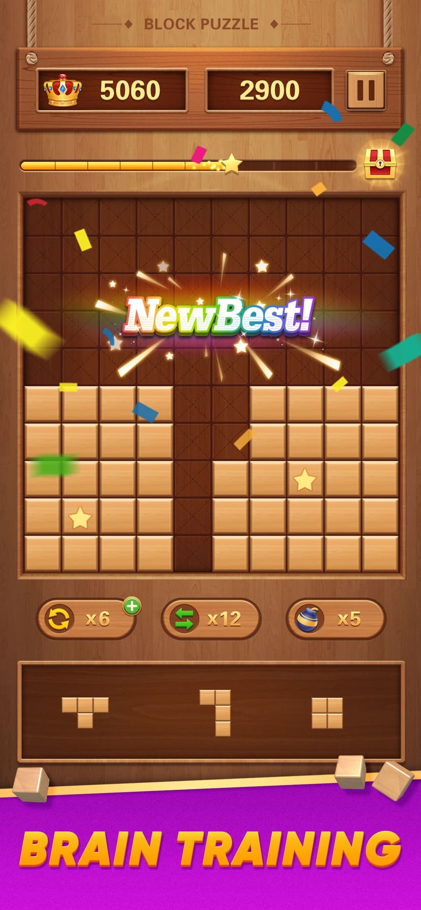 Block Puzzle Wood Blast screenshot 5 - screenshot