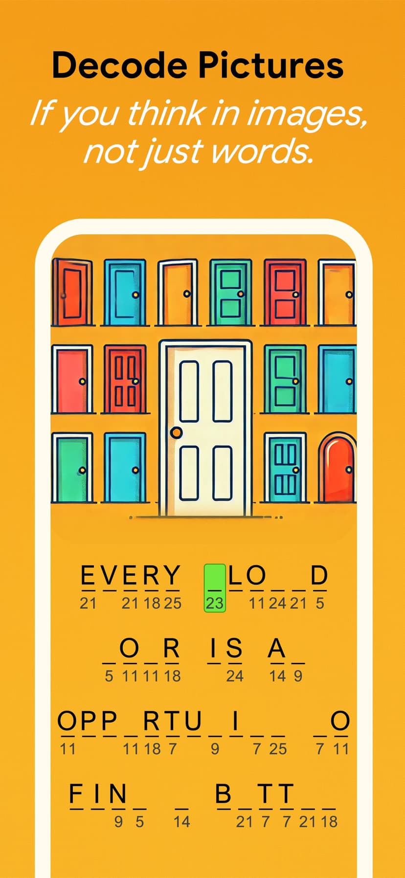 Pictogram - Picture Cryptogram screenshot 1 - screenshot