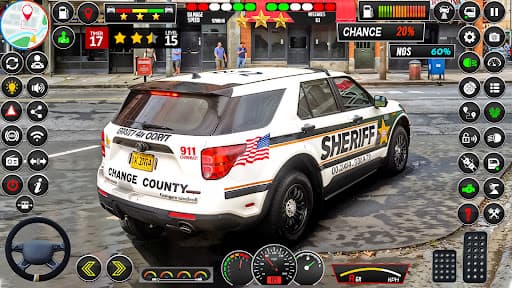 US Police Car Driving Game 3D screenshot 1 - screenshot