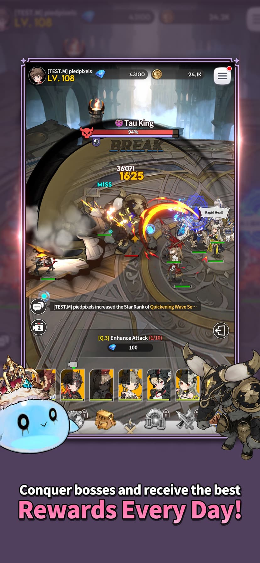 Gran Saga Idle:KNIGHTSxKNIGHTS screenshot 2 - screenshot