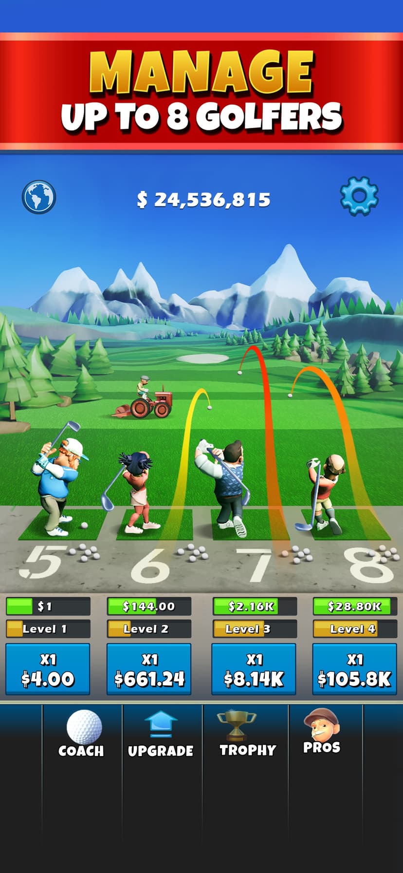 Idle Golf Tycoon screenshot 1 - screenshot