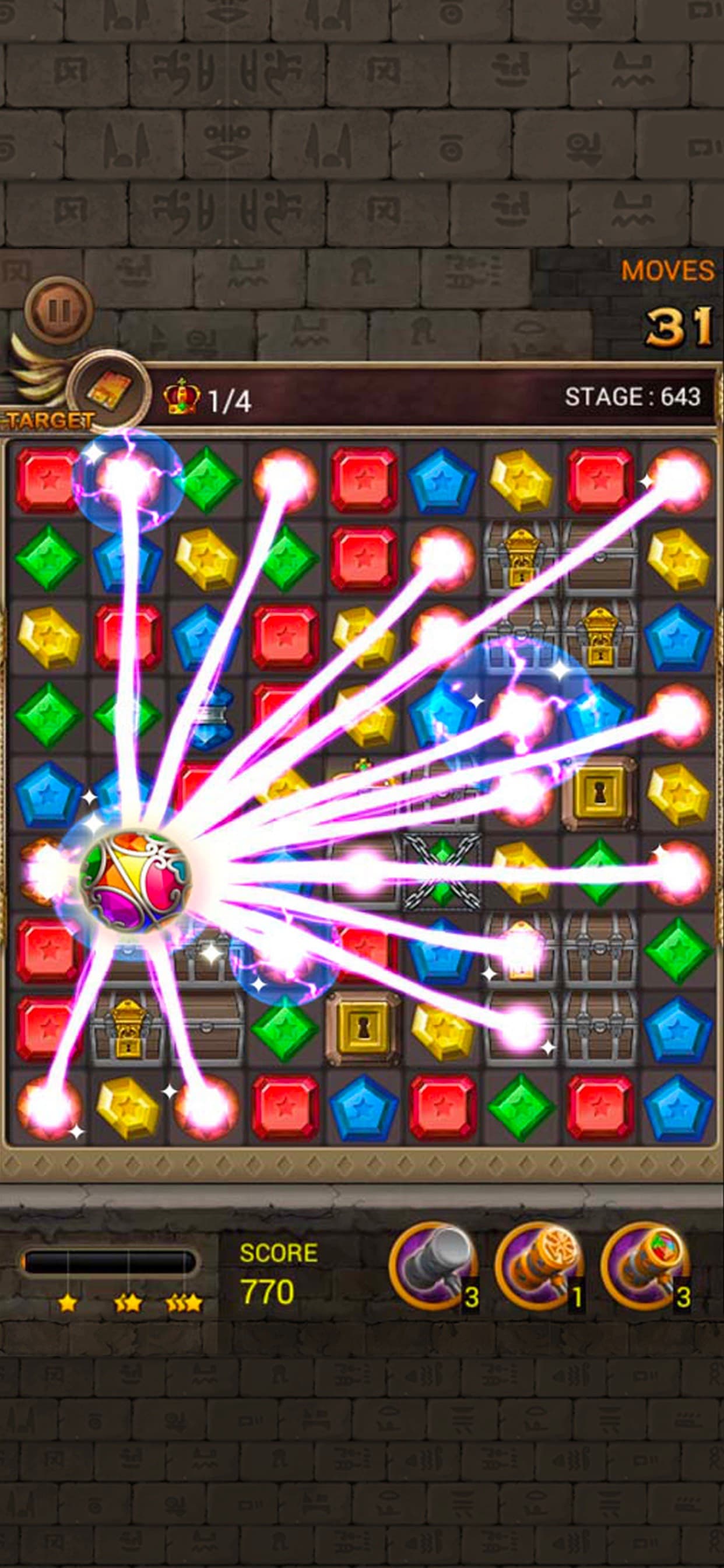Jewels Temple Quest - Match 3 screenshot 2 - screenshot