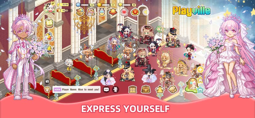 PlayVille: Avatar Social Game screenshot 1 - screenshot