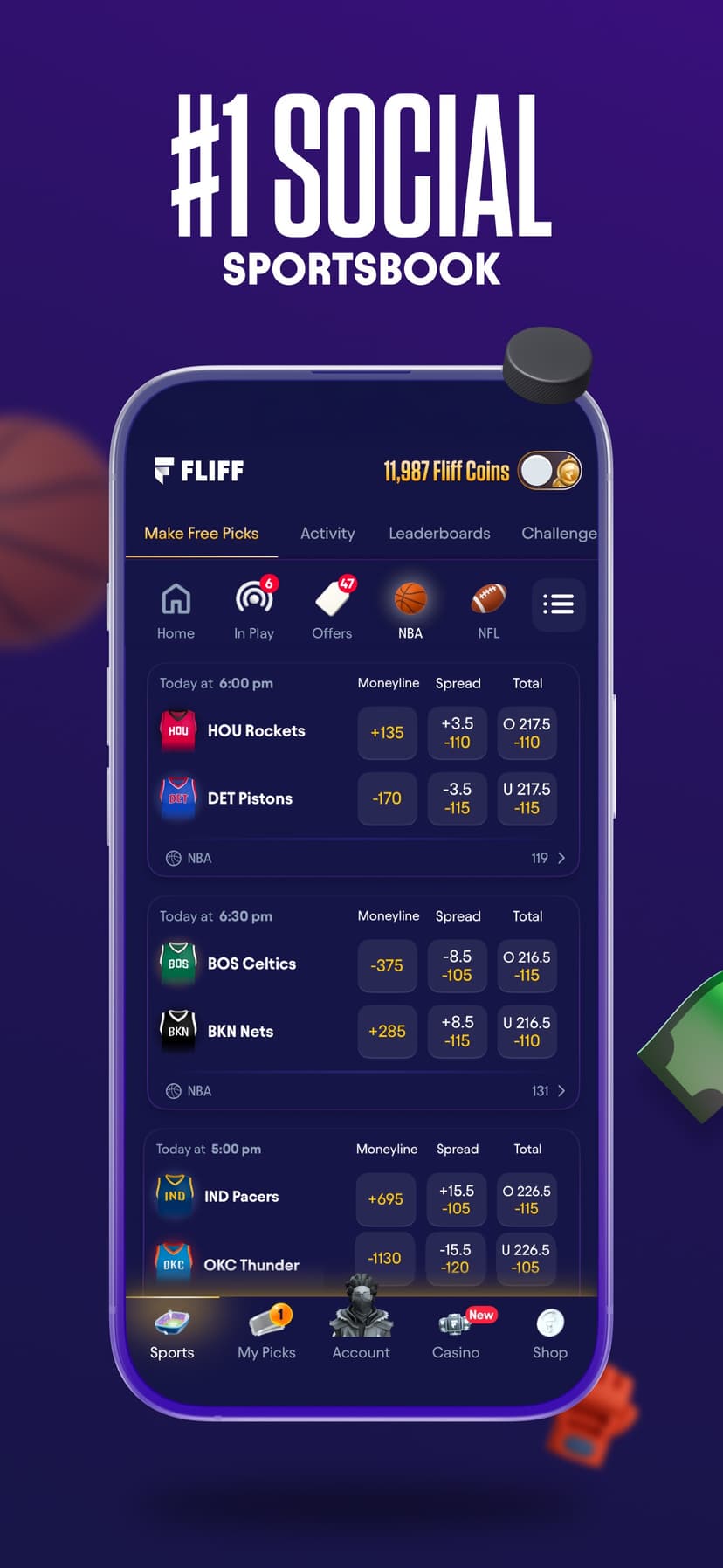 Fliff - Social Sportsbook screenshot 2 - screenshot