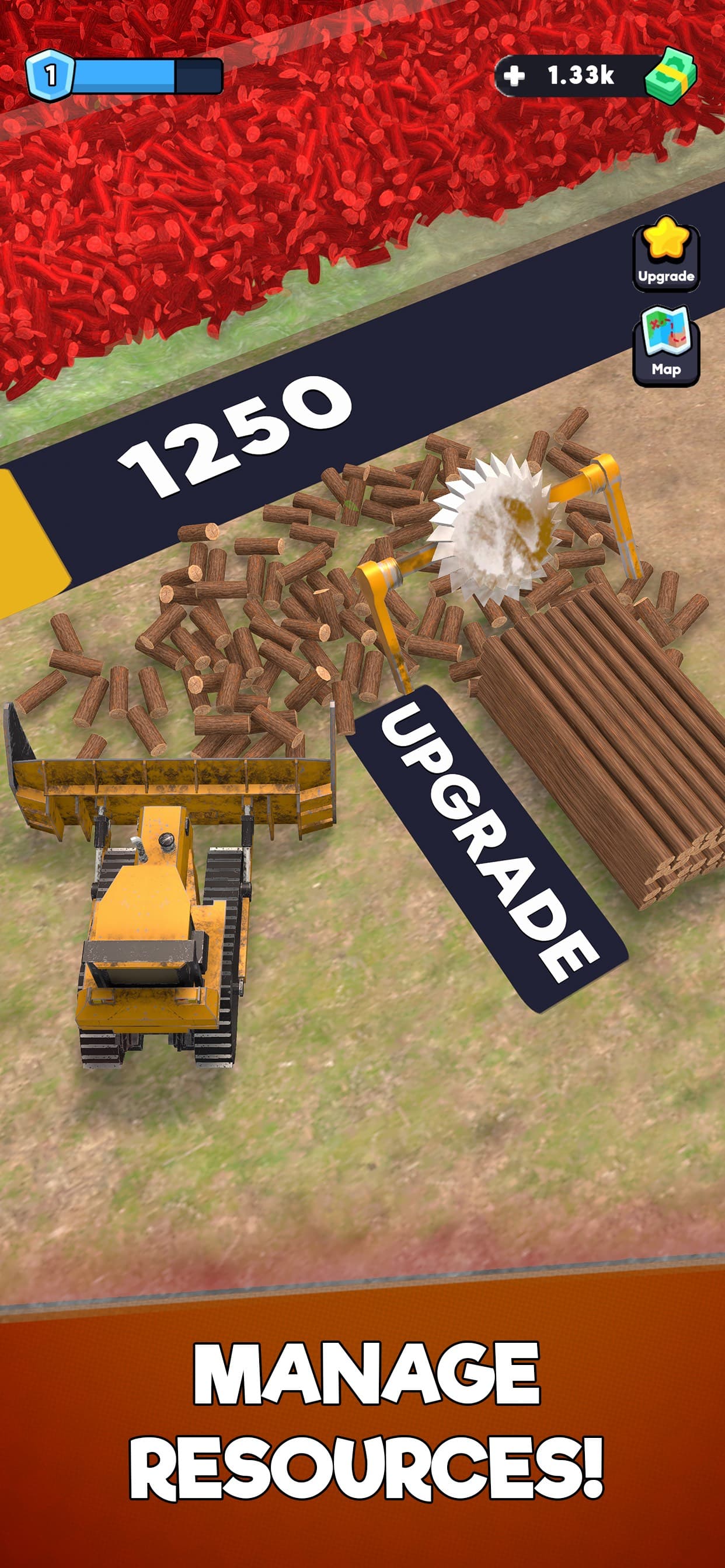 Lumber Chopper: Harvest Empire screenshot 1 - screenshot