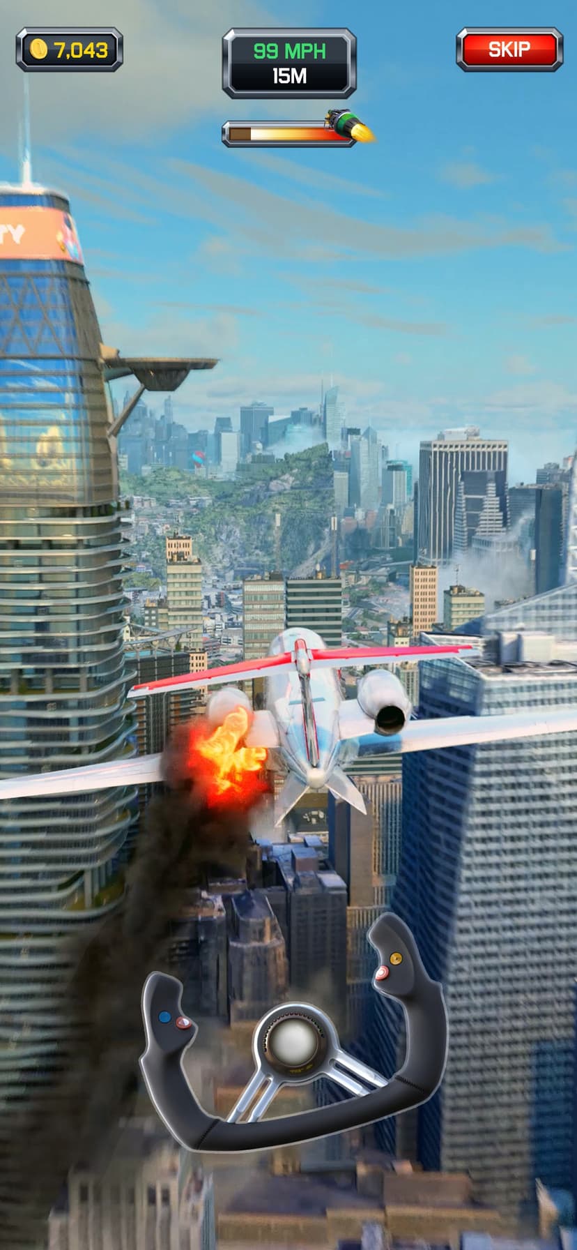 Crazy Plane Landing screenshot 1 - screenshot