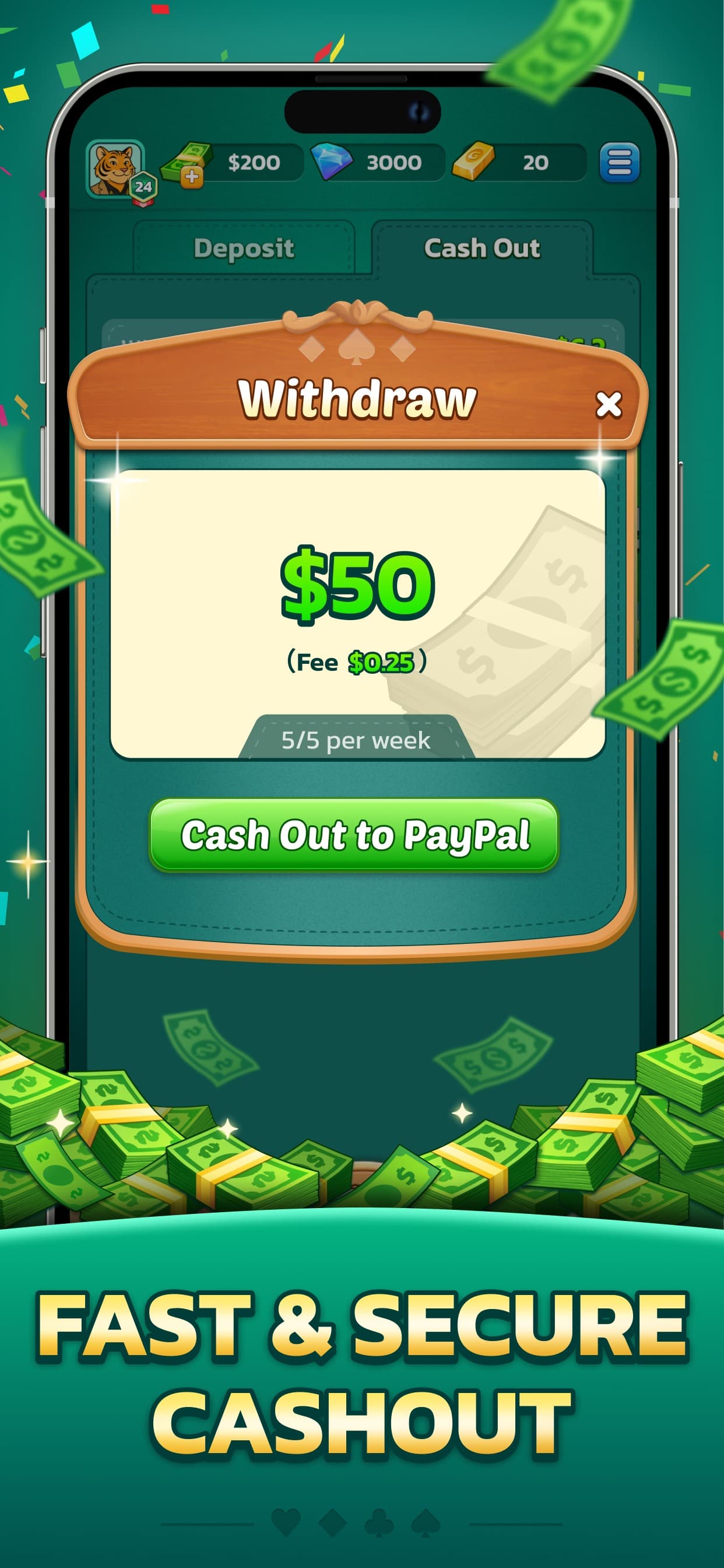 Solitaire Tycoon-Win Cash App screenshot 4 - screenshot