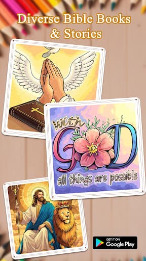 Bible Color Paint By Number screenshot 7 - screenshot