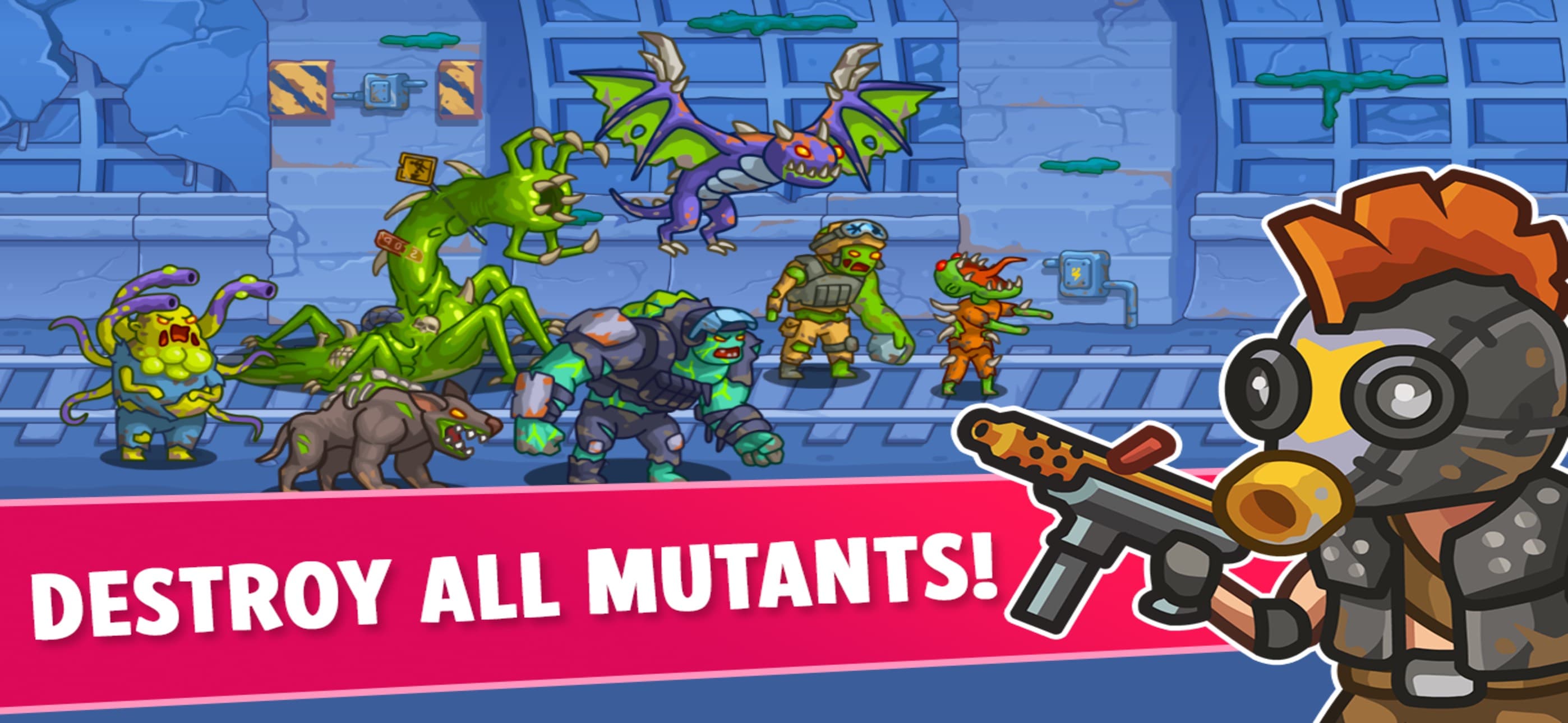 Tower Train: Zombie Defense 2D screenshot 1 - screenshot