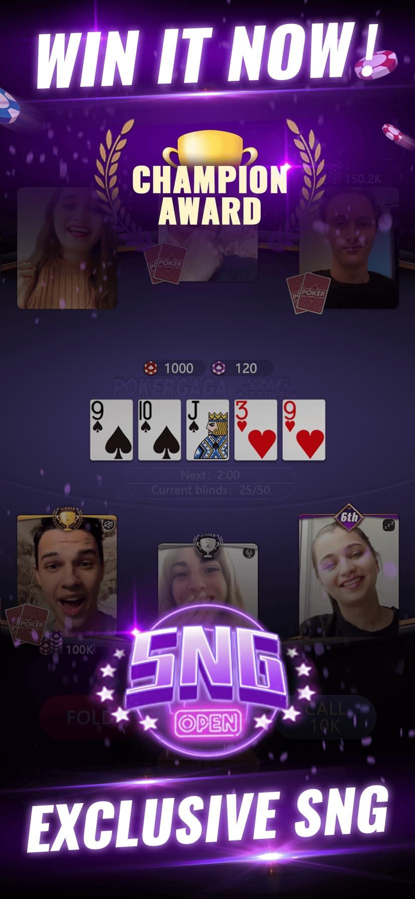 PokerGaga: Texas Holdem Poker screenshot 3 - screenshot