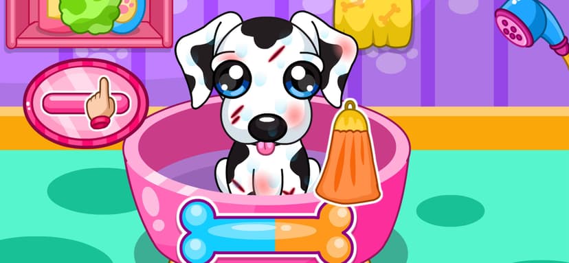 Caring for puppy salon games screenshot 2 - screenshot