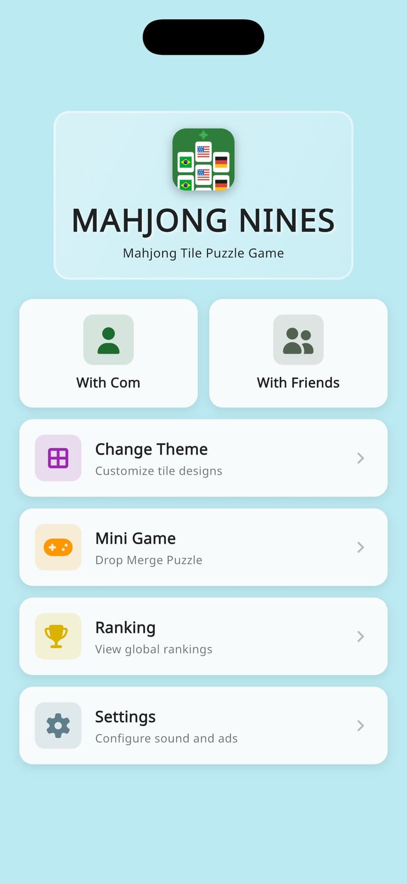 Nines / Mahjong tile game screenshot 1 - screenshot