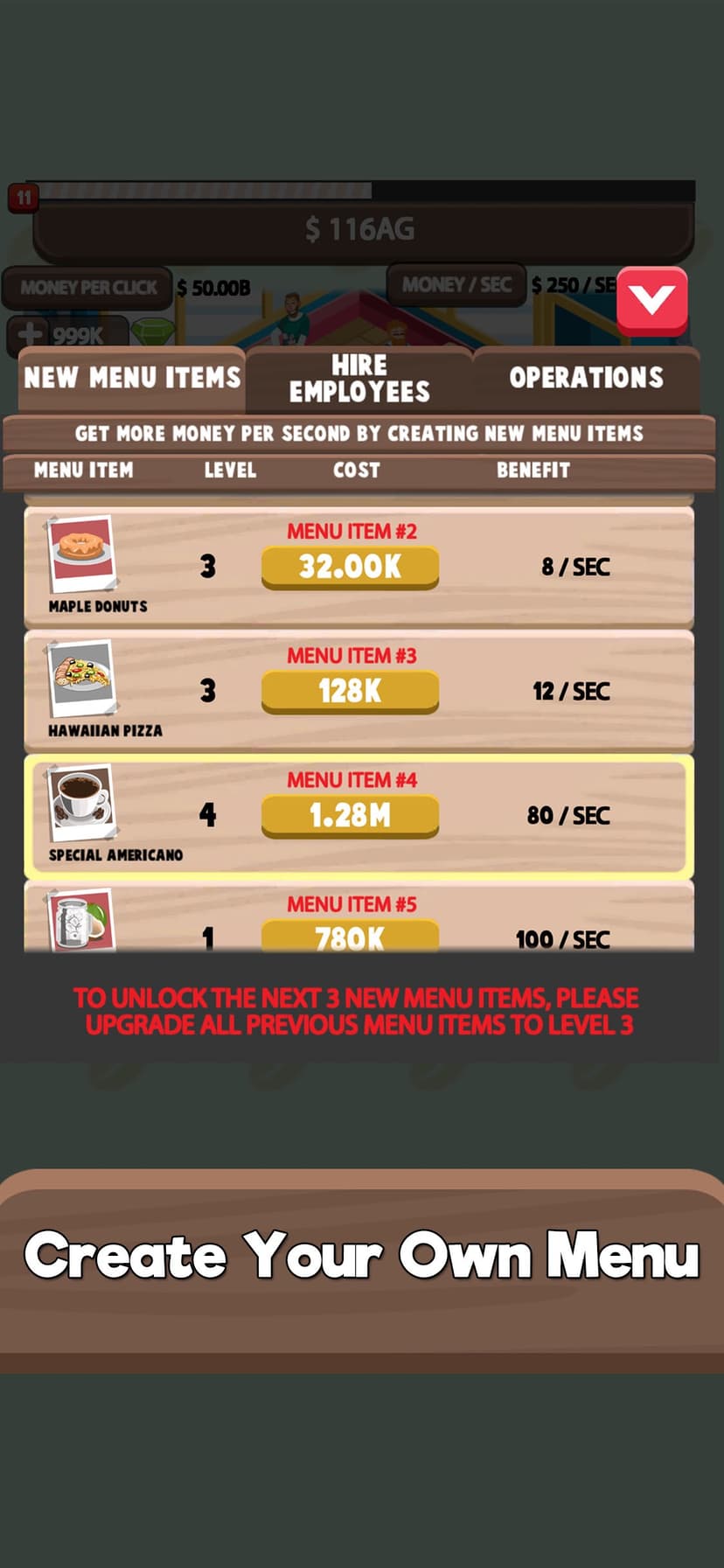 Cafe Tycoon: Idle Empire Story screenshot 2 - screenshot