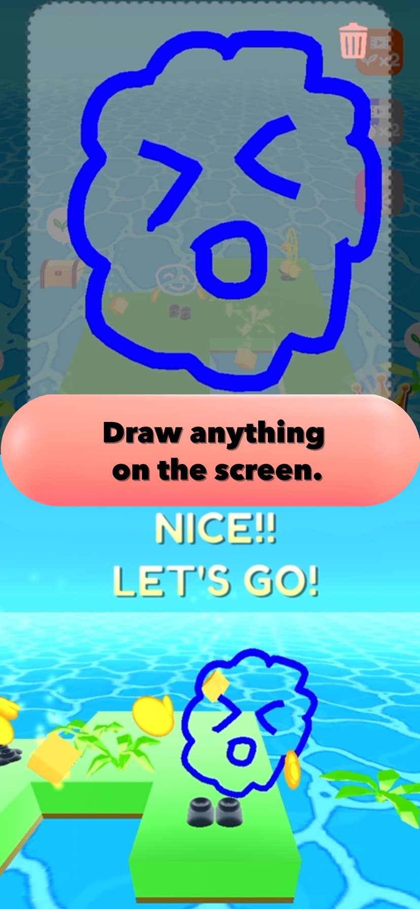 Idle Draw Earth-Fun life games screenshot 1 - screenshot