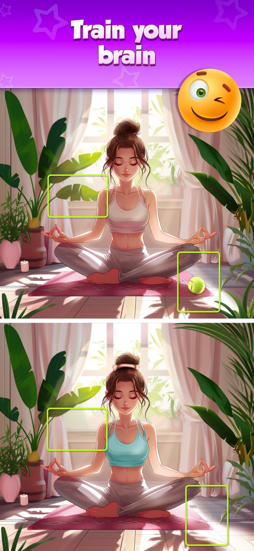 Find 5 Differences Train Brain screenshot 1 - screenshot