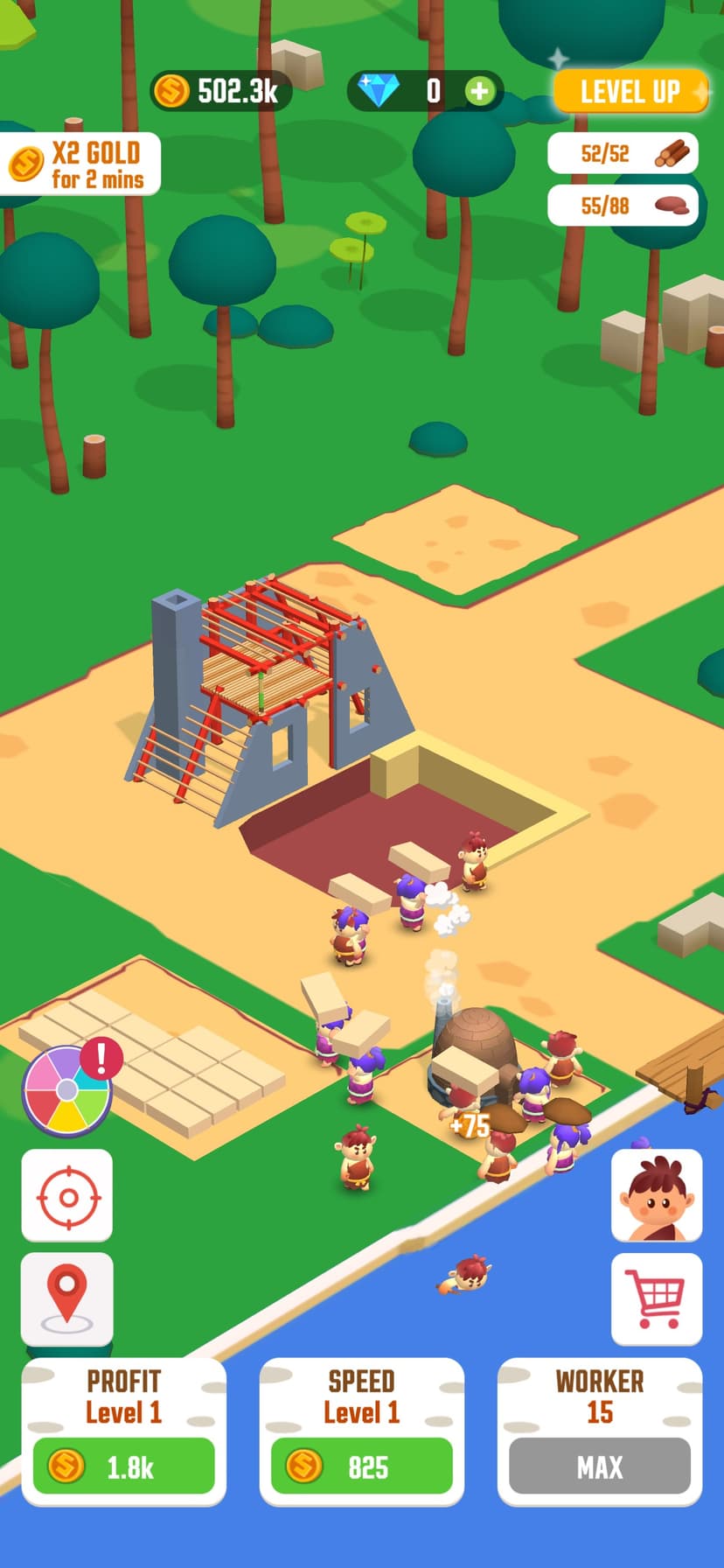 Idle Jungle: Survival Builder screenshot 1 - screenshot
