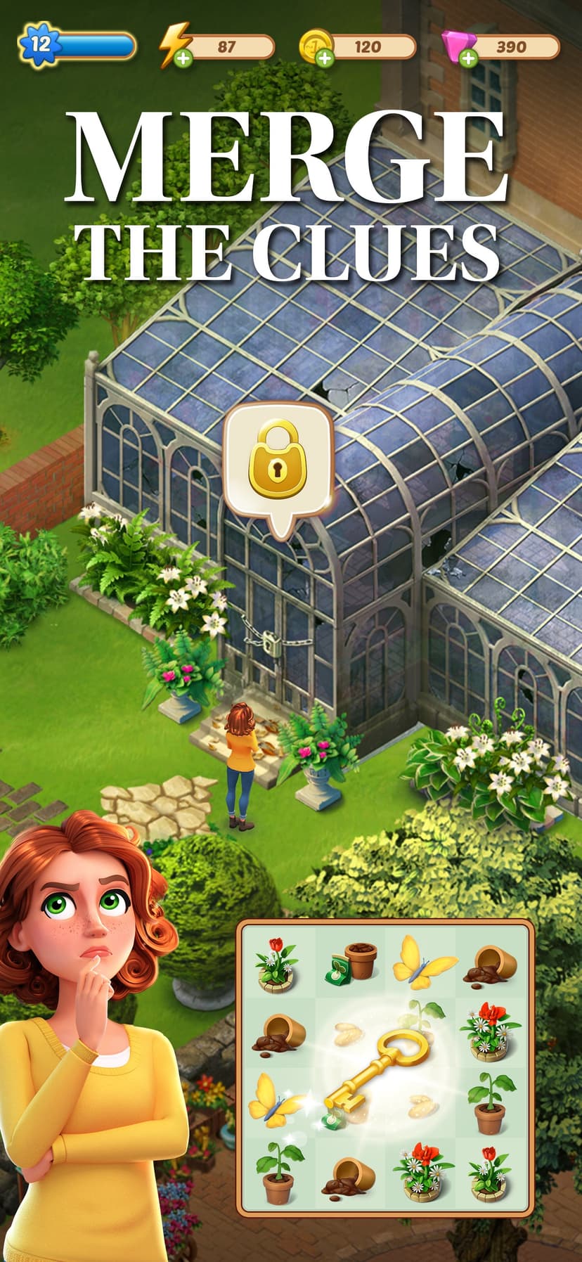 Merge Mansion: Puzzles & Story screenshot 2 - screenshot