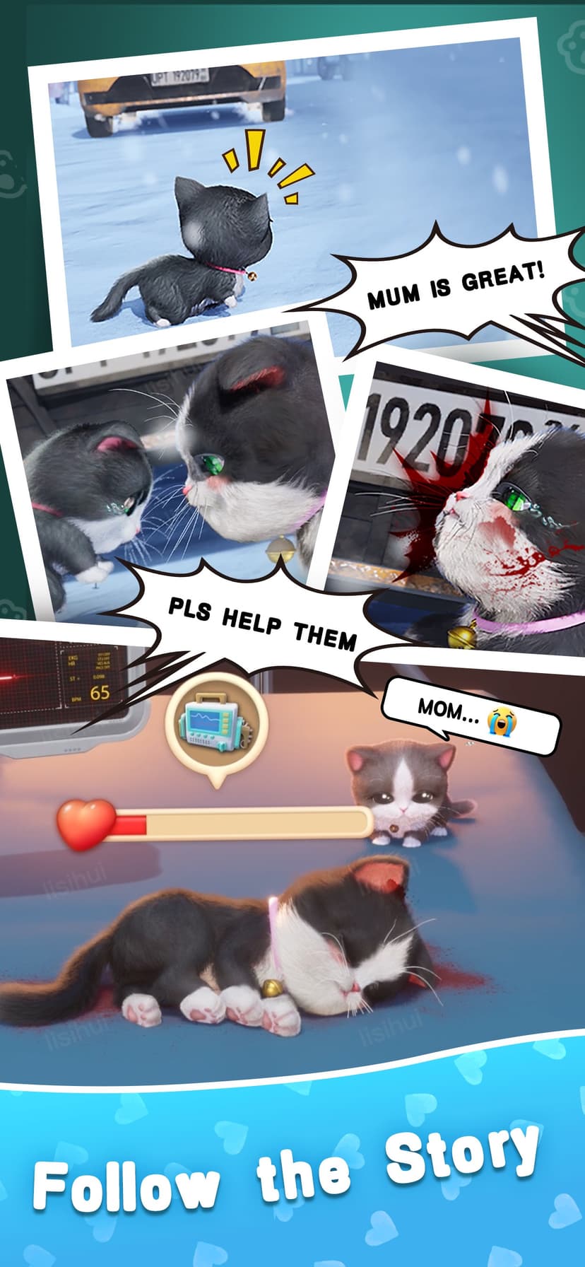Kitten Match 3D screenshot 2 - screenshot