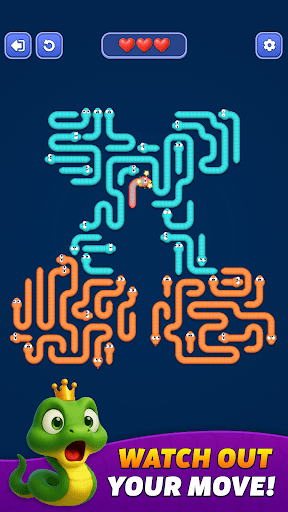 Snake Go 3D: Puzzle Escape screenshot 4 - screenshot