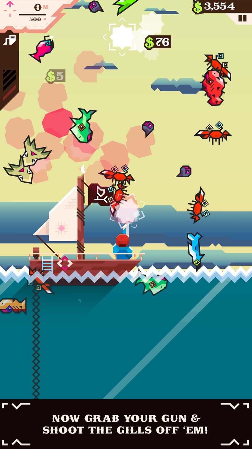 Ridiculous Fishing - A Tale of Redemption screenshot 4 - screenshot
