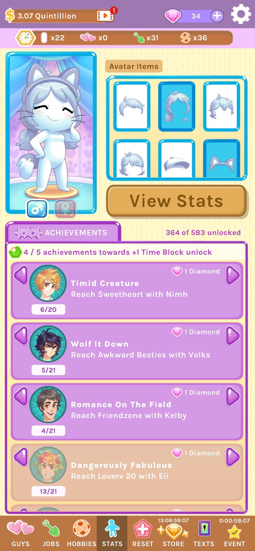 Blush Blush - Idle Otome Game screenshot 2 - screenshot