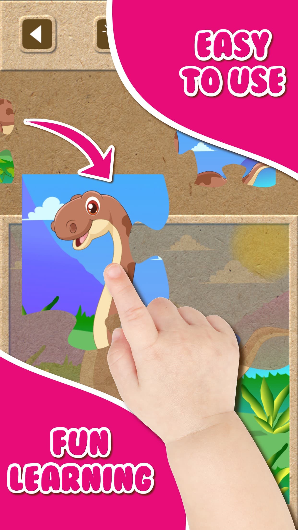 Dinosaur Jigsaw Puzzle.s Free Toddler.s Kids Games screenshot 2 - screenshot