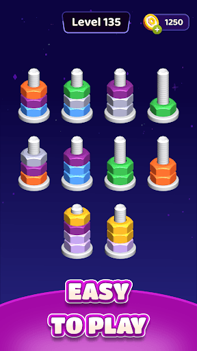 Nut Sort Blast: Color Puzzle screenshot 1 - screenshot