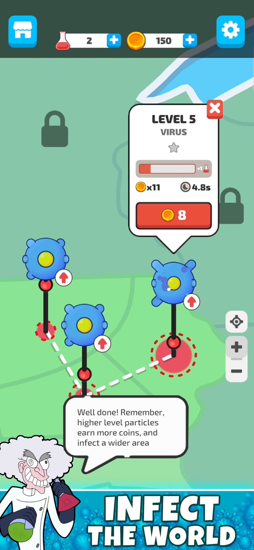 Virus Evolution: Destroy Earth screenshot 1 - screenshot