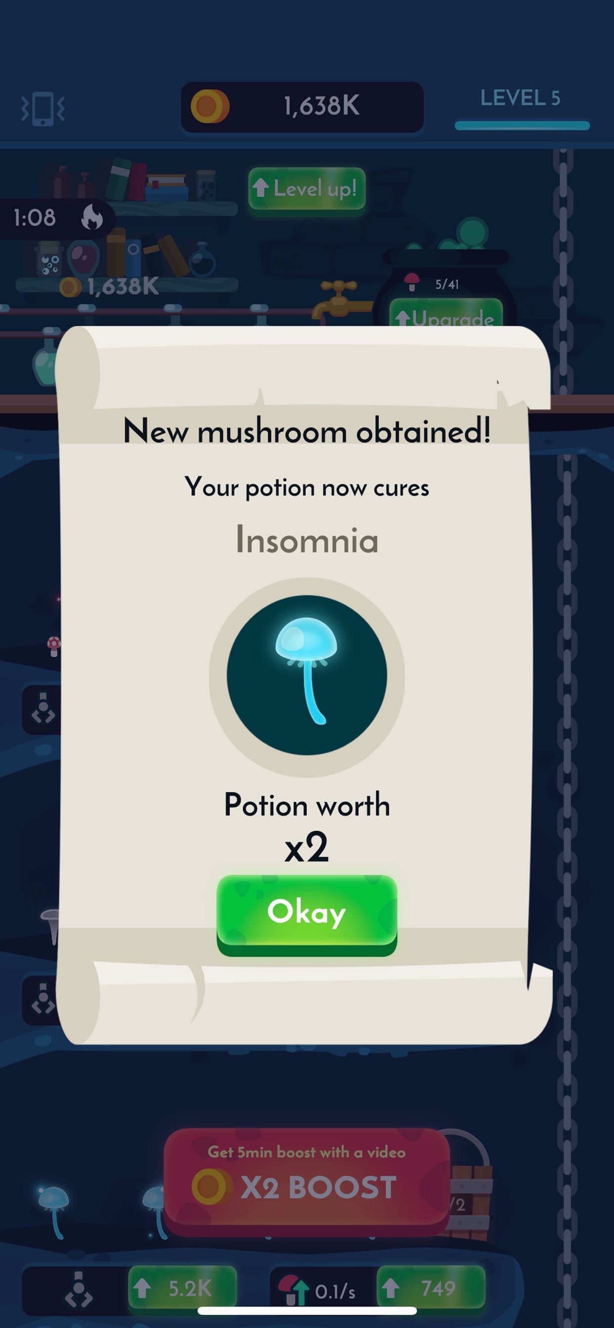 Magic Mushrooms - Idle Game screenshot 2 - screenshot
