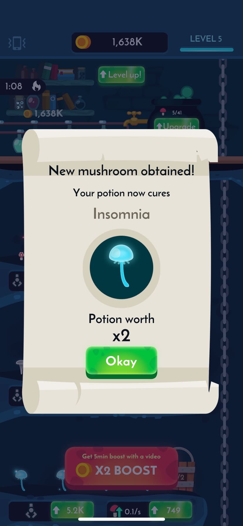 Magic Mushrooms - Idle Game screenshot 2 - screenshot