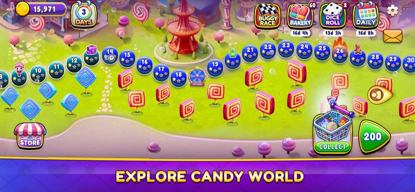 Solitaire Candy World screenshot 2 - screenshot