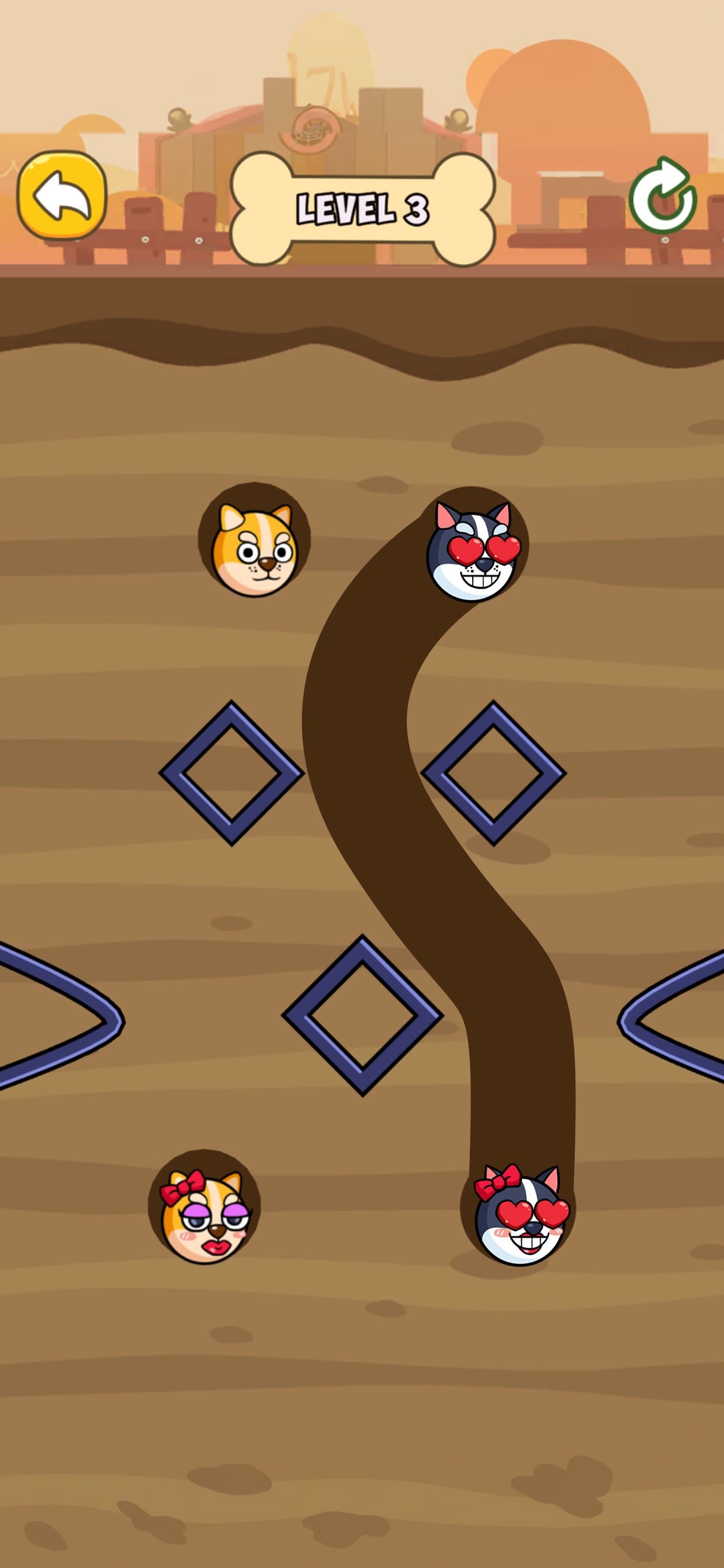 Doge Puzzle: Draw Love Lines screenshot 2 - screenshot